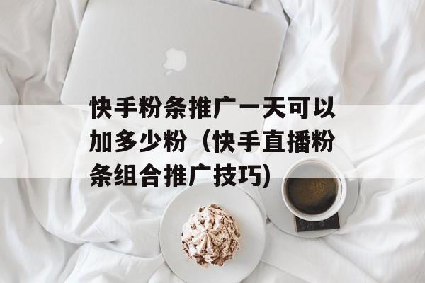 快手粉条推广一天可以加多少粉（快手直播粉条组合推广技巧)