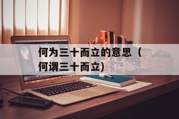 何为三十而立的意思（何谓三十而立)