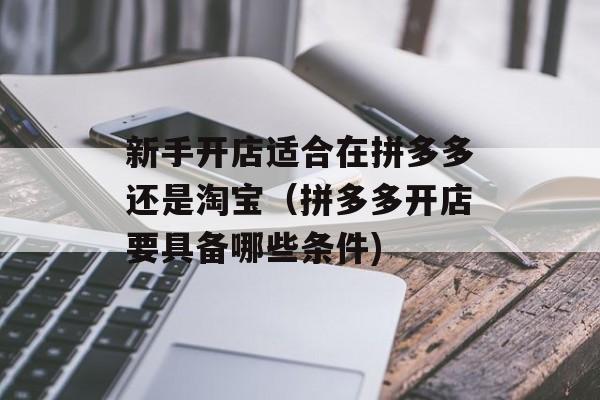 新手开店适合在拼多多还是淘宝（拼多多开店要具备哪些条件)