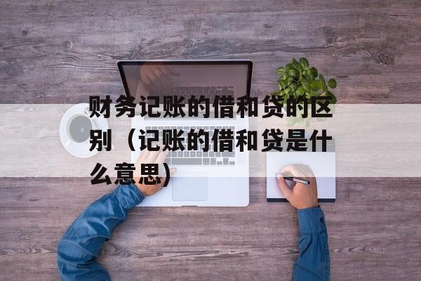 财务记账的借和贷的区别（记账的借和贷是什么意思)
