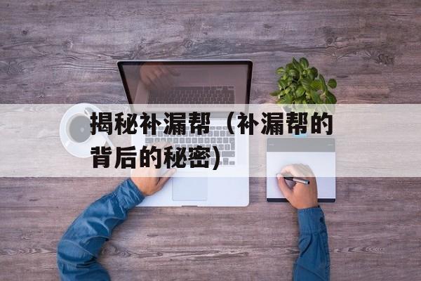 揭秘补漏帮（补漏帮的背后的秘密)