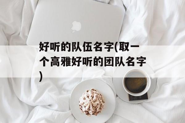 好听的队伍名字(取一个高雅好听的团队名字)