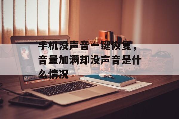 手机没声音一键恢复，音量加满却没声音是什么情况