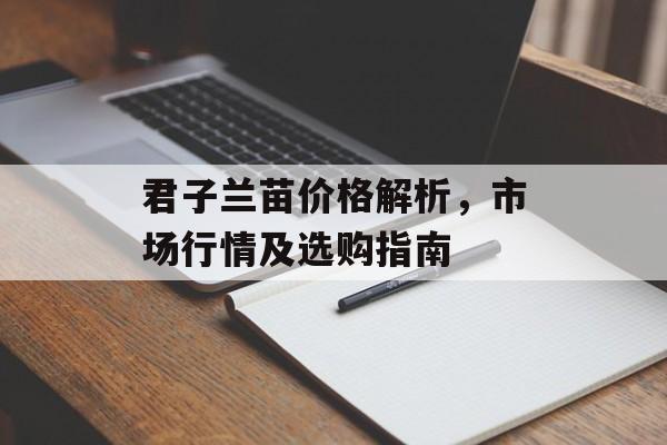君子兰苗价格解析，市场行情及选购指南