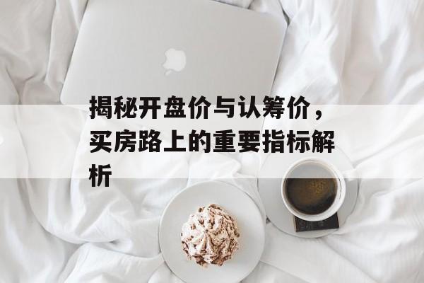 揭秘开盘价与认筹价，买房路上的重要指标解析