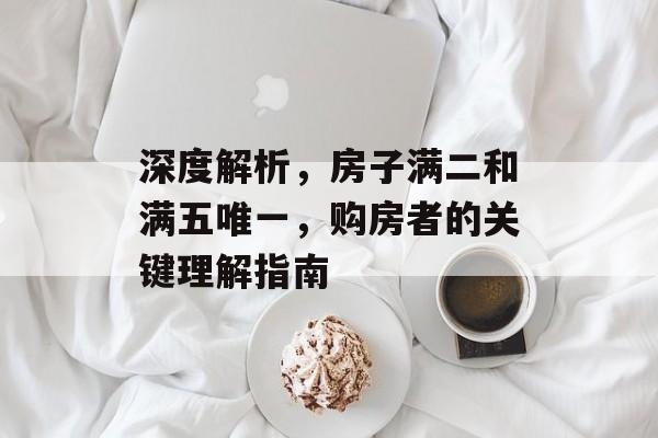 深度解析，房子满二和满五唯一，购房者的关键理解指南