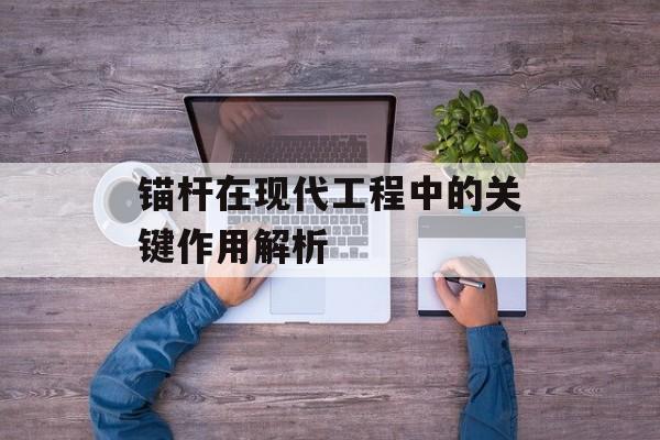 锚杆在现代工程中的关键作用解析