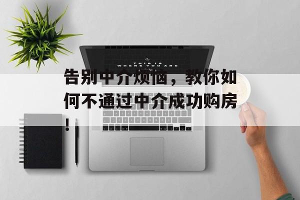 告别中介烦恼，教你如何不通过中介成功购房！