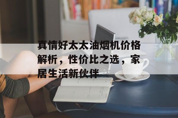 真情好太太油烟机价格解析，性价比之选，家居生活新伙伴