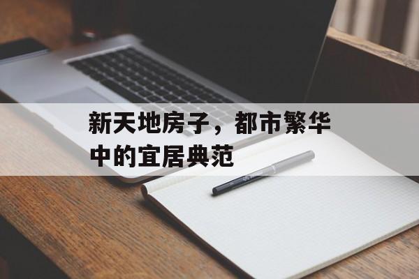 新天地房子，都市繁华中的宜居典范